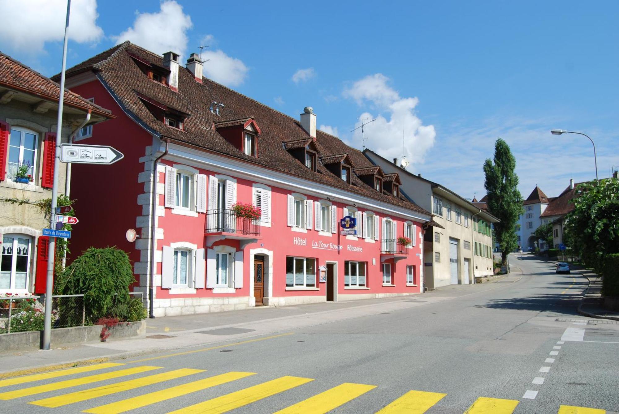 Hotel-Rotisserie La Tour Rouge Delémont Eksteriør billede